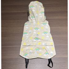Visor-hood raincoat