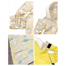 Visor-hood raincoat