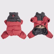 Harness-access winter coat