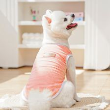 Striped four-leg vest