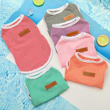 Striped four-leg vest