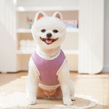 Striped four-leg vest