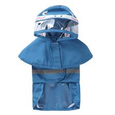 Tail-cover hooded rainwear