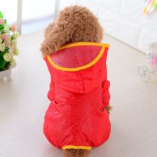 Small-dog hooded rainwear