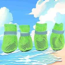 Small-paw mesh-style shoes