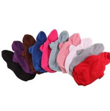 Plain hooded sweatshirt