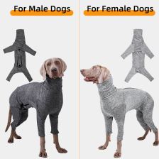 Long-neck four-leg bodysuit
