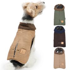 Collared barn-style coat