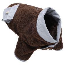 Side-pocket plush-style jacket