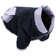 Side-pocket plush-style jacket