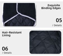Side-pocket plush-style jacket